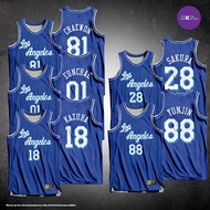 FAN INSPIRED LE SSERAFIM BLUE JERSEY
