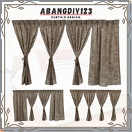 P21 Ready Made CurtainSiap Jahit Langsir,Langsir NAKO Moden, Tingkap Sekolah, Rumah Kampung Curtain Window Cheap&amp;Save