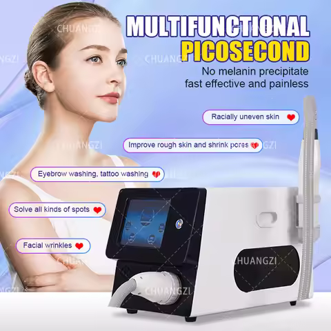 Q Switch Nd Yag Laser Tattoo Removal Machine Pico Laser Remove Tattoo Picosecond Laser Tattoo Remova