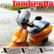 Motorcycle Windshield Deflector Sunshade For LAMBRETTA X300GP X200 X125 2024 2025 Scooter Accessorie