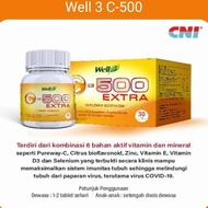 Well C 500 Extra - Vit C aman lambung dan ginjal