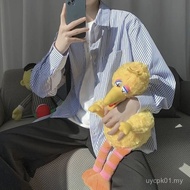 Amazing Price New Style Striped Shirt Hong Kong Style Retro Loose Casual Shirt Men Handsome Long-Sle