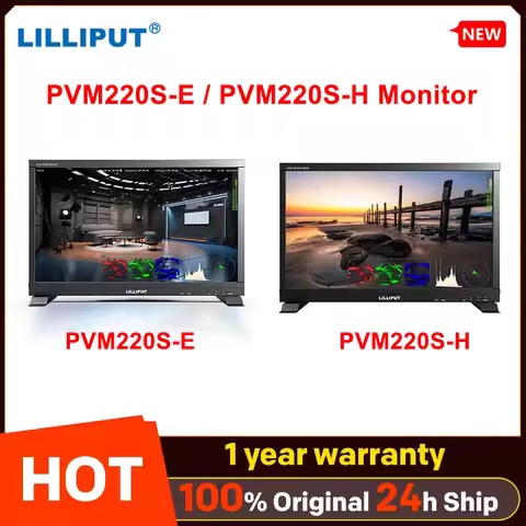 ✯LILLIPUT PVM220S-E/PVM220S-H Monitor 21.5 inch 3G-SDI HDMI-compatible 1080p60 3D-LUT Live Stream & 