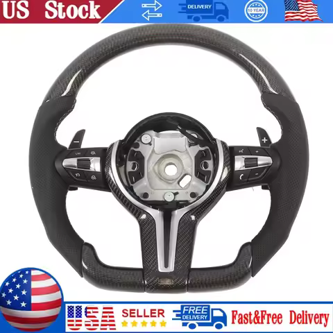 1PCS NEW Quality Car Carbon Fiber Steering Wheel Durable For BMW F30 F32 F20 F87 F80 F82 F21 F22 M3 