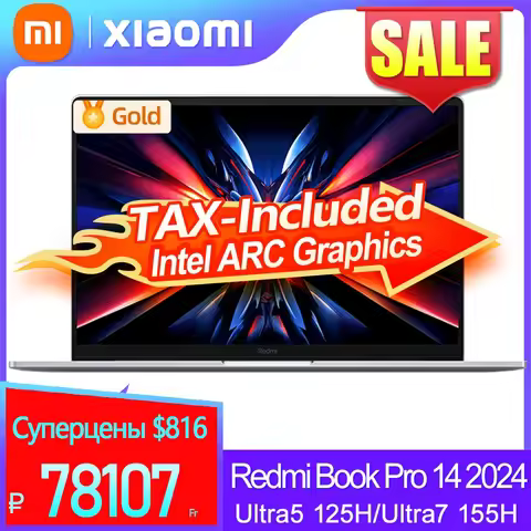 Xiaomi Redmi Book Pro 14 2024 U*5-125/U*7-155 32G/1T 2.8K 120Hz Screen (JYU4597CN/JYU4598CN)