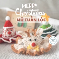 Beanie hats for dogs and cats, Christmas hats, Reindeer hats, Christmas wool bib collars for dogs an