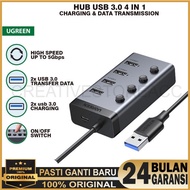 Ugreen Hub USB 3.0 Splitter Charging Data Transfer - UGREEN 90874 90307 Adapter 4in1 7 in 1
