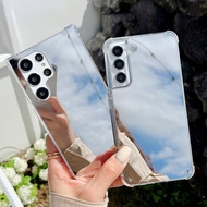Luxury Makeup Mirror Phone Case For Samsung Galaxy S26 S25 S24 S22 S23 Ultra S21 A54 A55 A52 A34 A53