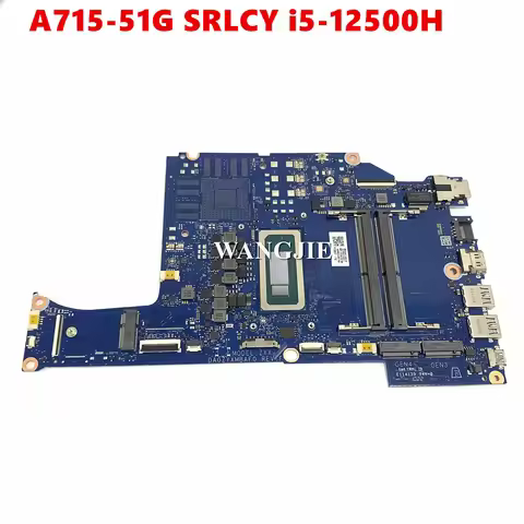 For Acer Aspire A715-76 A715-76G Laptop Motherboard NBQGE11001 DA0ZYXMBAF0 SRLCY i5-12500H CPU 100% 