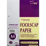 1037 FOOLSCAP PAPER 100GSM/70'S