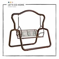 3V XXL Size Adult Indoor Outdoor Metal Garden Kiddie Swing Chair | Copper Metal Garden Swing Chair | Buaian Taman Besar