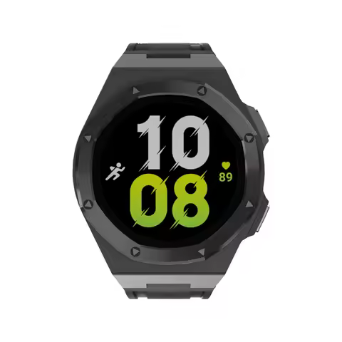 Luxury Modification Kit Case For Samsung Galaxy Watch 5 pro 45MM 4 5 44mm Alloy Protective Cover Sil