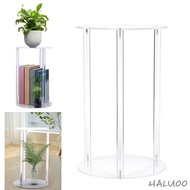 [Haluoo] Acrylic Plant Stand Plant Shelf Easy Installation Flower Stand Flower Display Rack for Wedding Centerpiece Event
