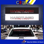 HARDTUNED JAPANESE STICKER CUTTING CAR SUNSHIELD STICKER / S69