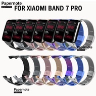 PAPERNOTE Stainless Steel Wristband  Smart Watch Replacement for  Band 7