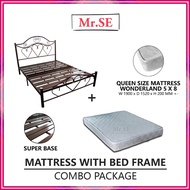 FREE SHIPPING Set Queen Bed Frame With Mattress Queen Mattress Katil Queen Tilam Queen 8 / 10 INCH -