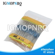 400pcs 1/4W Metal Film Resistor Assortment Kit 10ohm - 1M ohm 1% Resistance set 1K 10K 4.7K 470 680 
