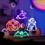 Shopping Scene Decoration Atmosphere Props Window Decoration Lantern String Halloween Ghost Festival