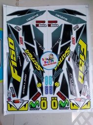 Tem xe satria f150 chấm bi