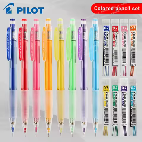 PILOT Japan 0.7mm HCR-197 Color Mechanical Pencil,Multiple colors Erasable Kids lapiseira For colori