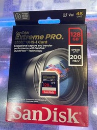 SanDisk Extreme PRO 128gb SDHC  and SDXC UHS-I 記憶卡