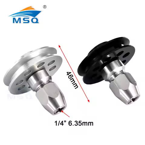 M6 Engine Flywheel for Starter Belt With Flexible Collet 6.35mm CNC Stainless Steel Coupler Rc Boat 