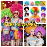 ShiningStar Afro Wig Curly Clown Hair Cosplay Full Hair Halloween Explosive Fashion Rambut