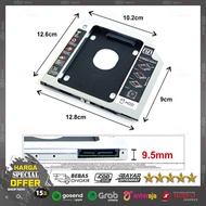DVD to HDD Slot Converter for 9.5mm 12.7mm Laptop