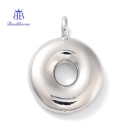 1pc Rack Plating Brass Balloon Letter Pendants Cadmium Free Lead Free Long-Lasting Letter O 18.5x13.