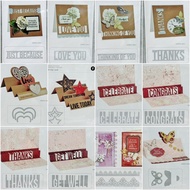{Musha Notes} KAISERCRAFT Tri-Fold Stand-Up Card Knife Mold/Window Grille Three-Dimensional Characte