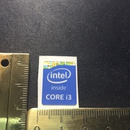 Sticker Sticker Core i3 gen 3/4/5 original