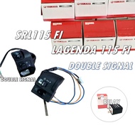 SRL115-FI HANDLE SWITCH DOUBLE SIGNAL+ON-OFF LAMPU SRL-115 LAGENDA115 LAGENDA-115 BUTTON SUIS KIRI K