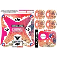 DJI PHANTOM 4 ADV / PRO Sticker Skin Design 0285