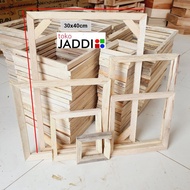KAYU Jaddi Wood frame [ 30x40 cm ] 40x30 wooden frame canvas frame painting canvas painting