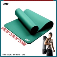 TMA Mat Exercise Pad For Men 20MM Thick NBR Extra Wide 90CM Set With Carrying Bag Durable Soundproof