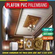 plafon pvc motif kayu doff laminasi palembang area