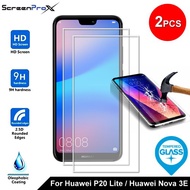 ScreenProx Huawei P20 Lite / Nova 3E Tempered Glass Screen Protector (2pcs)