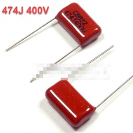 20 RED CAPACITOR COMPONENTS CBB22 CBB 474J 400V 0.47UF 400V 474 - CE6