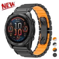 26mm Titanium Watchband for Garmin Watch Enduro 3 Fenix 8 7X Pro 51mm Fenix 6X Luxury Strap for Garm