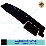 ♞Dashboard Cover / Mat for Toyota HiAce GL Grandia 2007 to 2018 with logo
