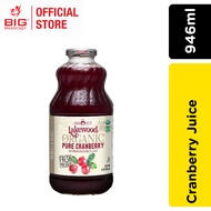LAKEWOOD ORGANIC PURE CRANBERRY JUICE 946ML