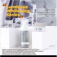 HITAM Ms GLOW LUMINOUS WHITENING SERIES Solution Overcome Black Spots On The Face