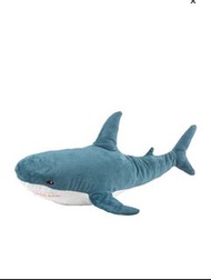 正版IKEA 宜家標籤 100公分 布羅艾鯊魚 大鯊魚 絨毛玩偶 鯊魚娃娃