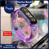 Glacier Transparan Berganti Warna Strap untuk Band M3 M4 M5 M6