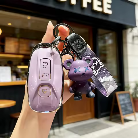 TPU Car Remote Key Case Cover For AIWAYS U5 PRO U6 SE Auto Shell Fob Holder Protector Accessories