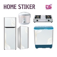 MESIN Digi Sticker Home Premium Single Refrigerator Sticker Stove Sticker Washing Machine Toilet Doo