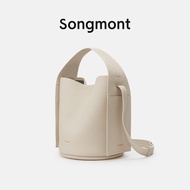 Songmont Hanging Ear Series Bucket Bag Female Cross-Body One-Shoulder Spring Summer New Style First Layer Cowhide Large-Capacity Commuter