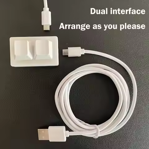 OSU Custom Mini Keypad 2 Key Keyboard Programming Macro Keyboard Copy Paste Cut HID Mechanical Keybo