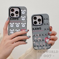 Casing Case OPPO A78 A58 A98 A95 5G A54 A96 A3S A12E A5S A7 A12 A5 2020 A9 A92 A53 A31 A57 2022 F11 A2S A2M RENO5 F 6 7 8 T 4G New Design Cute Bear Cover DK09