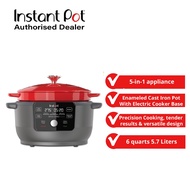 Instant Pot 6QT/5.7L Precision 5-in-1 Electric Dutch Oven DO6000RED